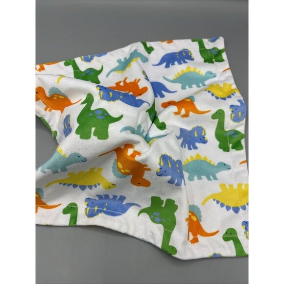Baby Essentials Dinosaur Lovey Security Blanket Plush Colorful - Picture 5 of 5